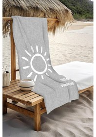 Resim Dijital Baskı Plaj Deniz Havlusu Hello Sunshine Desenli Peştamal Hvl0002 Renkli 