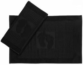 Resim Özdilek 2li Banyo Ayak Havlusu Siyah Winter Havlu 