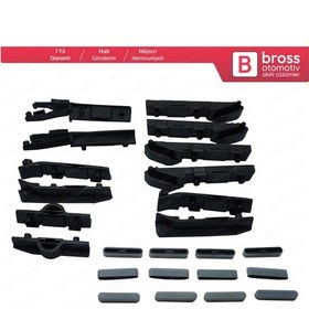 Resim Nissan Qashqai 2 için Panoramic Sunroof Perde 24 Lü Tamir Seti N11.10617 