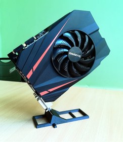 Resim GPU standı PCI E kart standı çift yuvalı Organizer Aparat 