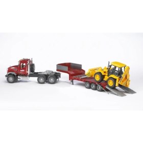Resim Bruder Mack Granite Jcb Tasıyan Tır BR02813 