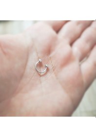 Resim Beyaz Altın Septum Piercing As23pcr3 Altınsepeti Beyaz 