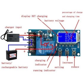 Resim Akü Ve Lityum Pil Şarj Devresi 30A Xy-L30A(6-60V) 