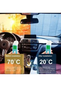 Resim Ön Cam Metalize Perde 130 Cm X 60 Uyumlu 