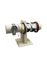 Resim İmera Deri Kumaş Krem Renk Boy 15 Cm En 23 Cm Tekli T Model Bilezik Sergileme Krem 