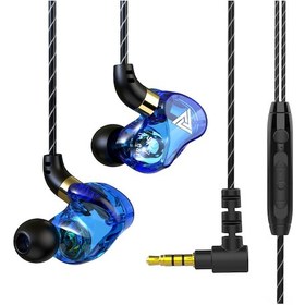Resim Xindoker Qkz Sk7 11.6mm Dinamik Sürücülü Mikrofonlu Kulak İçi Kulaklık - Koyu Mavi Sk7 