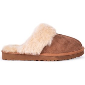 Resim Pierre Cardin 54392 Kadın Disqu Tüylü Terlik Taba 