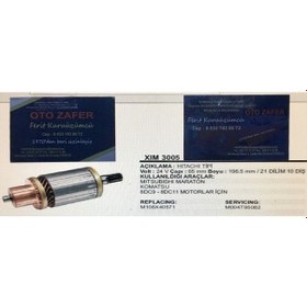 Resim Xım3005 Marş Kollektörü 10 Diş 24v Mıtsubıshı Maraton Komatsu 