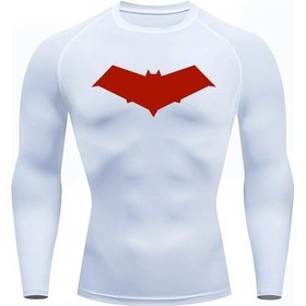 Resim Snapbuyerkekler İçin Sıkıştırma Koşu Tişörtü - Çabuk Kuruyan Mma Spor Rashguard Jersey Teelacivert Lacivert 