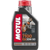 Resim Motul 7100 20w50 1 Litre Tam Sentetik Motosiklet Yağı 