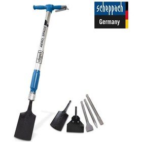 Resim Scheppach Aero2spade 27J 6.3Bar Pnömatik Havalı Kırıcı + 5 Parça Aksesuar Set - 5909601900 