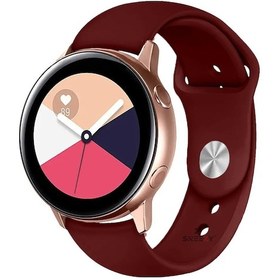 Resim Samsung Galaxy Watch Active Active 2 44mm-40mm Uyumlu 20mm Purelu 