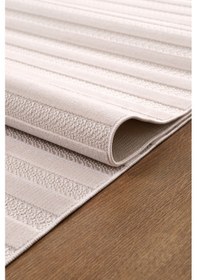 Resim Kadife Bambu Dokuma Modern Kaymaz Salon Halısı Mutfak Halısı Koridor Halısı Yolluk Çizgi Bej Bej Bej 