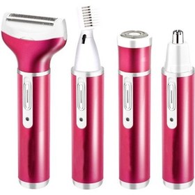 Resim 4'ü 1 Arada Usb Vibrissa Kaş Düzeltici Vücut Saç Makinesi 1 