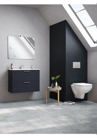 Resim Vitra Mia 75100 Banyo Dolabı Seti Çekmeceli 80 Cm Antrasit Çok Renkli 