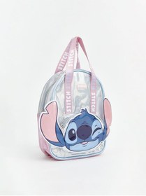 Resim LC Waikiki LCW ACCESSORIES Lilo ve Stitch Baskılı Kız Çocuk Sırt Çantası 