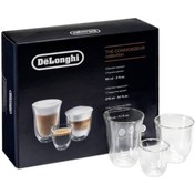 Resim STOREMAX Fancy Çift Duvarlı Espresso, Cappuccino ve, (6'lı Set), Şeffaf 1184728 