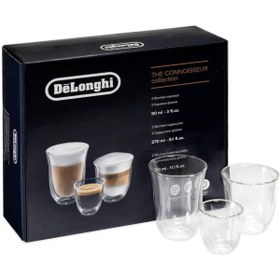 Resim STOREMAX Fancy Çift Duvarlı Espresso, Cappuccino ve, (6'lı Set), Şeffaf 1184728 