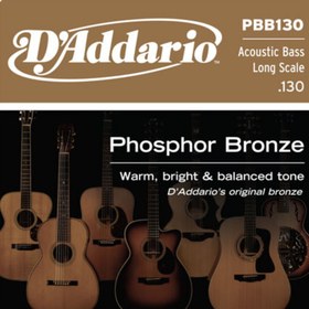 Resim D'Addario Phosphor Bronze Akustik Bas Gitar Tek Tel (130) 