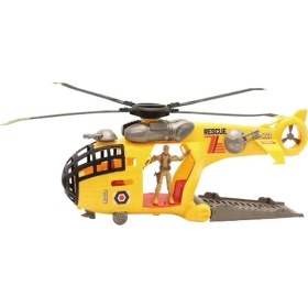 Resim Sunman The Corps Nightwing Dev Kurtarma Helikopteri 50 Cm ve Asker Figür Set 