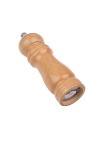 Resim Tuz Değirmeni Baharat Değirmeni Ahşap Manuel 12,5 x 5cm 