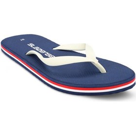 Resim Slazenger VICTORA Kadın Parmak Arası Plaj Mavi - Beyaz Terlik 