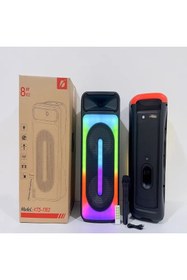 Resim teknoliman Tutmalı Mini Hoparlör Işıklı Taşınabilir Bluetooth Wireless Radyolu Sd Kart ve USB Girişli Hoparlör 