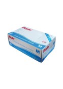 Resim Beybi Lateks Pudralı (M) Medium Beden Muayene Eldiven 100lü Paket 