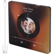 Resim Lillian Kişiselleştirilebilir Müzikli Buzdolabı Mıknatısı - Çalınabilir Şarkılarla Kişiselleştirilmiş Buzdolabı Çıkartması, Sevgililer Için Mükemmel Hediye (Yurt Dışından) 