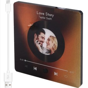 Resim Lillian Kişiselleştirilebilir Müzikli Buzdolabı Mıknatısı - Çalınabilir Şarkılarla Kişiselleştirilmiş Buzdolabı Çıkartması, Sevgililer Için Mükemmel Hediye (Yurt Dışından) 