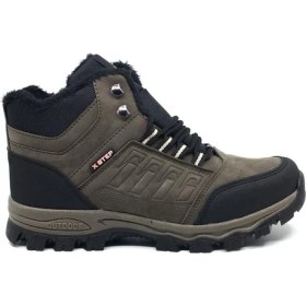 Resim X-Step Step Erkek Günlük Outdoor Kışlık Bağcıklı ve Fermuarlı Soğuğa Dayanıklı Spor Bot Ayakkabı 36-47 