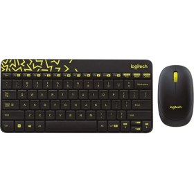 Resim Logitech MK240 Nano Kablosuz Klavye ve Fare Seti 