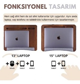 Resim Storemax - LS011 Minderli 13" ve 15.6" Laptop Sehpası 