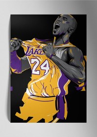 Resim Kobe Bryant Lakers Nba - Metal Tablo 