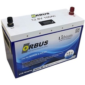 Resim Orbus 12.8V 100Ah LifePO4 Şarjlı Akü 