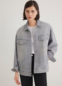 Resim Luna Light Smoke 90s Jean Jacket - Grey / XS 