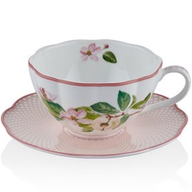 Resim Tea Delight Horticool Pink Çay Fincanı-Tekli 