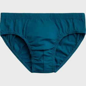 Resim Lisa Crown 3'lü Lacivert Pamuk /Elastan Erkek Çocuk Slip Külot Set LCEGOR 