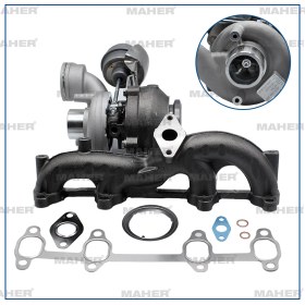 Resim Turbo Transporter T5 2004-2009 Axb 1.9 Tdi 038253056m 