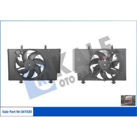 Resim Fan Motoru Davlumbazlı Ford Fıesta 1.4hdı 1.6tdcı 70ps 08- Fıesta 1.6tdcı 13- / 