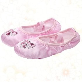 Resim SAFIGLE Taban Bale Ayakkabısı Şerit Bale Terliği Dans Ayakkabıları Çocuk Yoga Ayakkabıları 