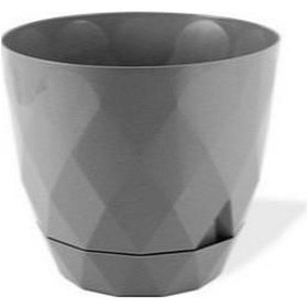 Resim Omnipazar Krs-457 Yakamoz Tabaklı Plastik Saksı Takımı 26 Litre No 7 Gri 