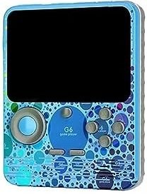 Resim Winex G6 Retro 3.5 inç Tv Bağlanan Oyun Konsolu Mavi (666 Klasik Oyunlar) 