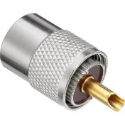 Resim Fox Pl 259 Uhf Erkek Konnektör (Rg 58 Kablo Ile Uyumlu) 