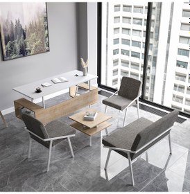 Resim Lagomood İrony Ofis Koltuk Takımı Beyaz 