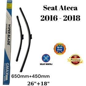 Resim Seat Ateca 2016 2017 2018 Uyumlu 26"+18" İnç Araca Özel Ön Cam Silecek Süpürgesi Takımı 650+450mm 