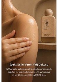 Resim Midha Brown Rice Esmer Pirinç Özlü Besleyici ve Nemlendirici Vücut Yağı 200 ML 