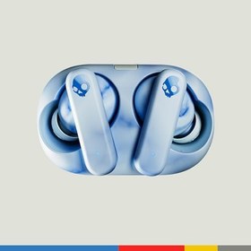 Resim Skullcandy EcoBuds Kulak İçi Kablosuz Kulaklık, 8 Saat Pil Ömrü, Pilsiz Şarj Kılıfı, Mikro, iPhone, Android ve Bluetooth Cihazları ile Uyumlu - Glacier 