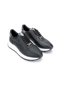Resim Tamer Tanca Kadın Hakiki Deri Siyah Sneakers & Spor Ayakkabı 231 422 Bn Ayk Y24 Sıyah Fltr Siyah 