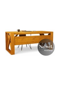 Resim Neiwel Owen X Ahşap Ofis Ve Çalışma Masası x 80 x 240 Açık Ceviz 